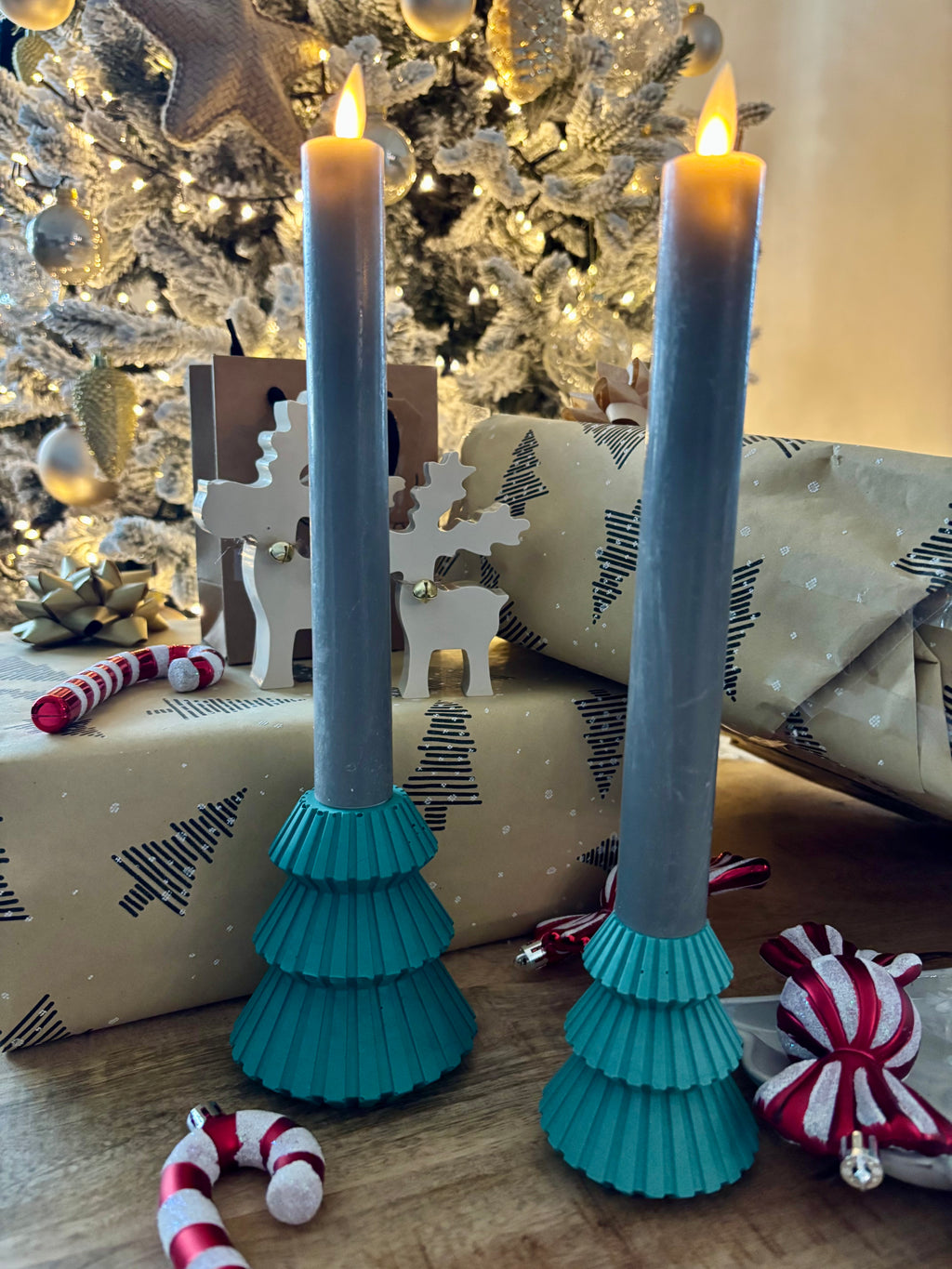 THE NOÉL TREE CANDLE HOLDER SET